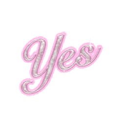 Cute Yes Coquette Sticker GIF