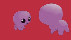 Cute Yippee Creature Playing GIF