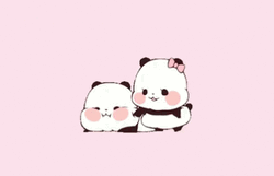 Cute Yururin Panda Wake Up Poke GIF