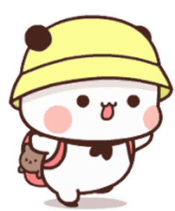 Cutie Run Sticker GIF