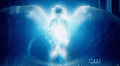 CW Logo On Blue Background GIF