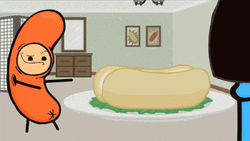Cyanide And Happiness Hotdog Dance GIF