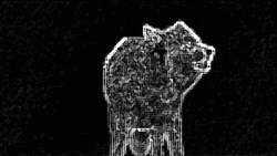 Cyber Animation Wolf Roar GIF