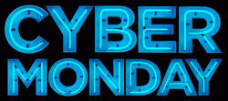 Cyber Monday Neon Lights GIF