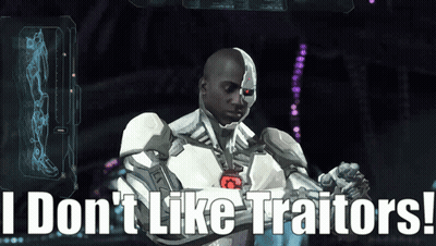 Cyborg Says I Don't Like Traitors GIF