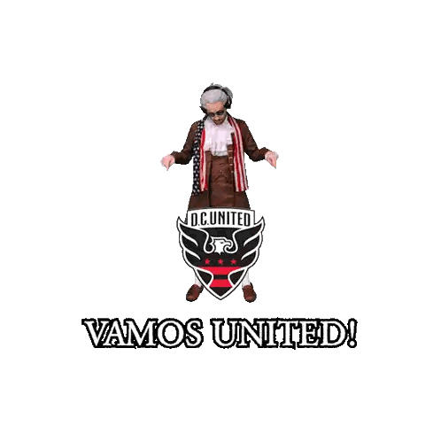 D.C. United Logo With Eagle And Three Stars Sticker