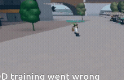 D Training Went Wrong Video Game GIF