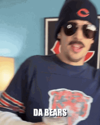 Da Bear Fan Down Celebrating And Dancing GIF
