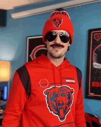 Da Bear Fan Hands Down GIF