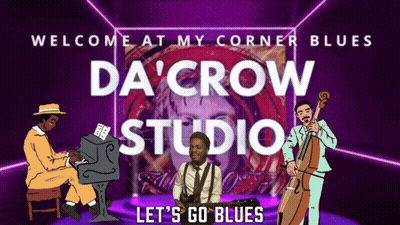 Da Crow Studio Poster Man Playing Piano GIF