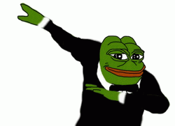 Dab Pepe Frog GIF