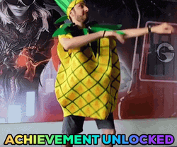 Dab Pineapple Guy GIF