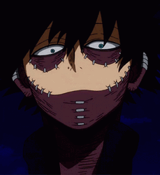 Dabi Staring While Speaking GIF