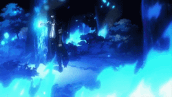 Dabi Surrounded By Blue Fire
