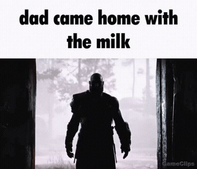 Dad Came Home With The Milk GIF