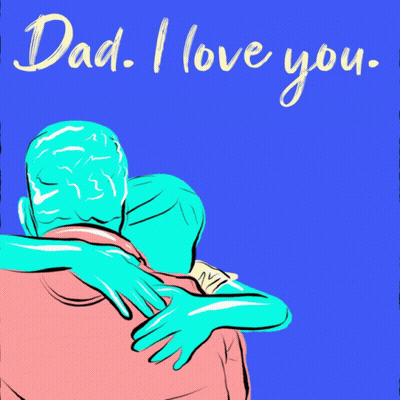 Dad I Love You Vote Poster GIF