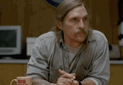 Daddario True Detective Earnestly Listening GIF