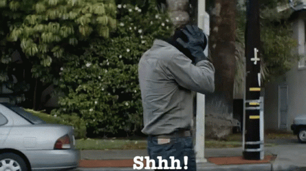 Daddario True Detective Ssshh Masked Man GIF