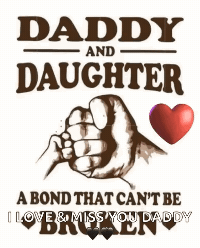 Daddy And Daughter Bond Poster GIF
