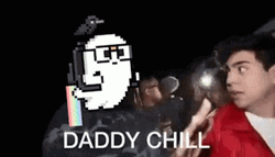 Daddy Chill Dead Pixels Meme GIF