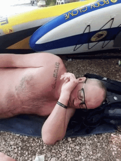 Daddy Chills Vacation Beach Mode  GIF