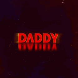 Daddy Red Text GIF