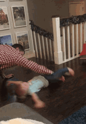 Daddy Spinning His Kid GIF