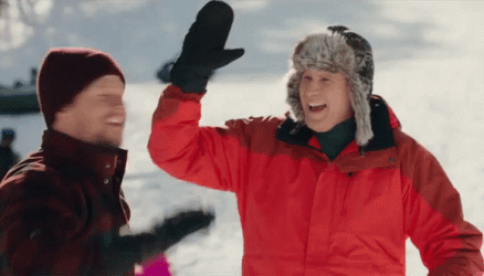 Daddys Home Dusty Mayron Brad Whitaker High Five GIF