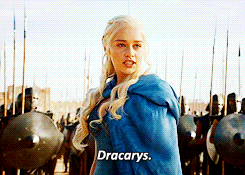 Daenerys Commanding Dragon Dracarys GIF