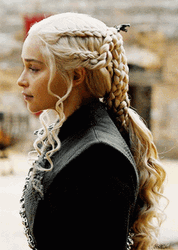 Daenerys Targaryen Emilia Clarke Beautifully Braided Hair GIF
