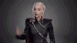 Daenerys Targaryen Emilia Clarke Hand Gesture GIF