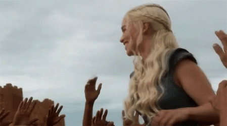 Daenerys Targaryen Emilia Clarke Loved By People GIF