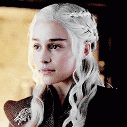 Daenerys Targaryen Emilia Clarke Satisfied Look GIF