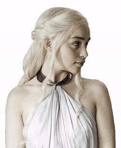 Daenerys Targaryen Emilia Clarke Side View GIF