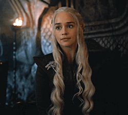 Daenerys Targaryen Emilia Clarke Sitting On Her Throne GIF