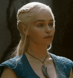 Daenerys Targaryen Rolling Eyes GIF