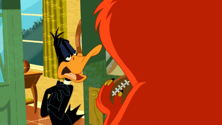 Daffy Duck Just Got Home GIF