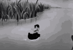 Daffy Duck Pond Dancing GIF
