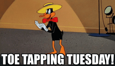Daffy Duck Toe Tapping Tuesday GIF