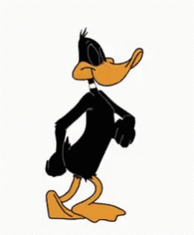 Daffy Duck Walking GIF