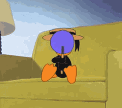 Daffy Duck With Lollipop GIF