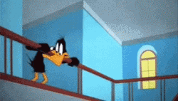 Daffy Duck With Tazmania GIF