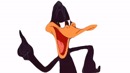 Daffy Giving Reminder GIF
