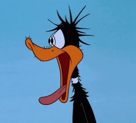Daffy In So Much Shock GIF