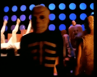 Daft Punk Dancing Skeleton Suits GIF