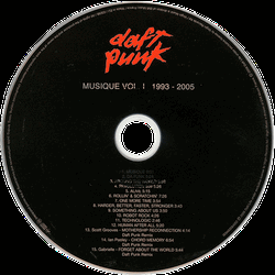 Daft Punk Revolving Vinyl Record GIF
