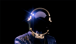 Daft Punk Sparkling Shiny Helmet Dancing GIF