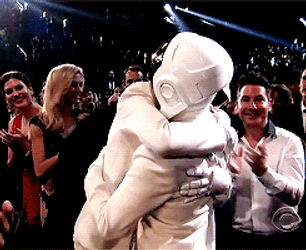 Daft Punk Tandem Hugging GIF