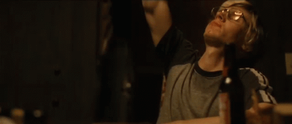 Dahmer Evan Peters Drunk Trippy Dancing GIF