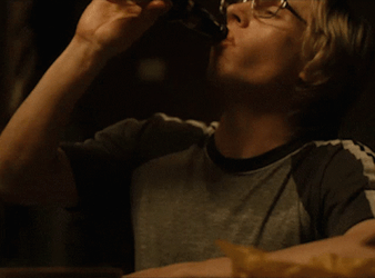 Dahmer Evan Peters Getting Drunk GIF